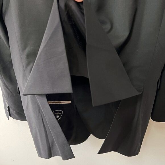 CLEARANCE - Strellson Rick James Black 100% Wool Suit Jacket - Picture 4 of 8